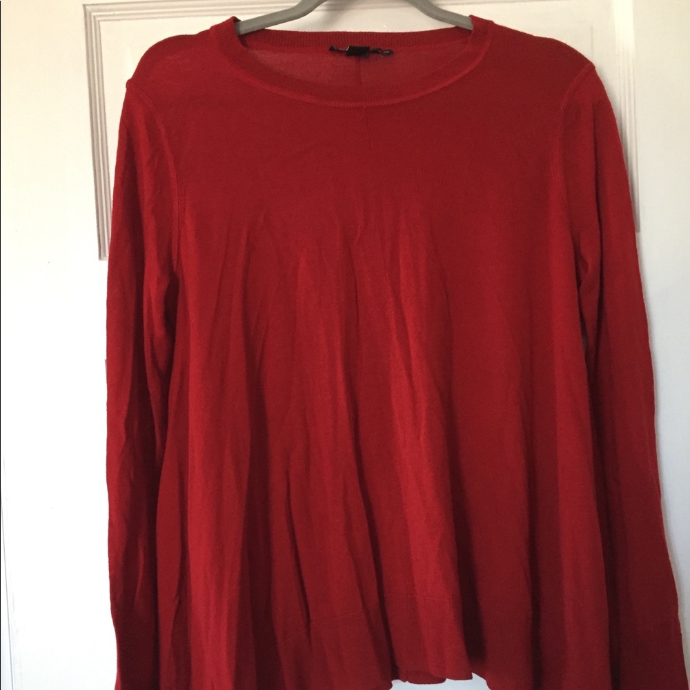 DKNY red sweater
